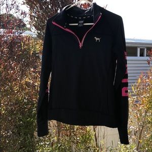 Victoria Secrets Pink Active Quarter ZIP